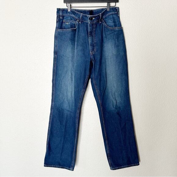 RM Williams‎ Jeans Mens Straight Leg Medium Wash Western Cowboy Size 38 - Picture 1 of 8